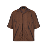 The Halo Shirt - Brown/Blue