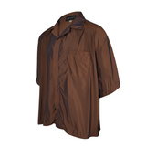 The Halo Shirt - Brown/Blue