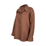 The Aura Long Sleeve Shirt - Midnight Bronze